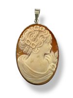 Pendente Mandile 1922 Donna Cammei  in Argento Conchiglia 2MCICM49 - 2MCICM49